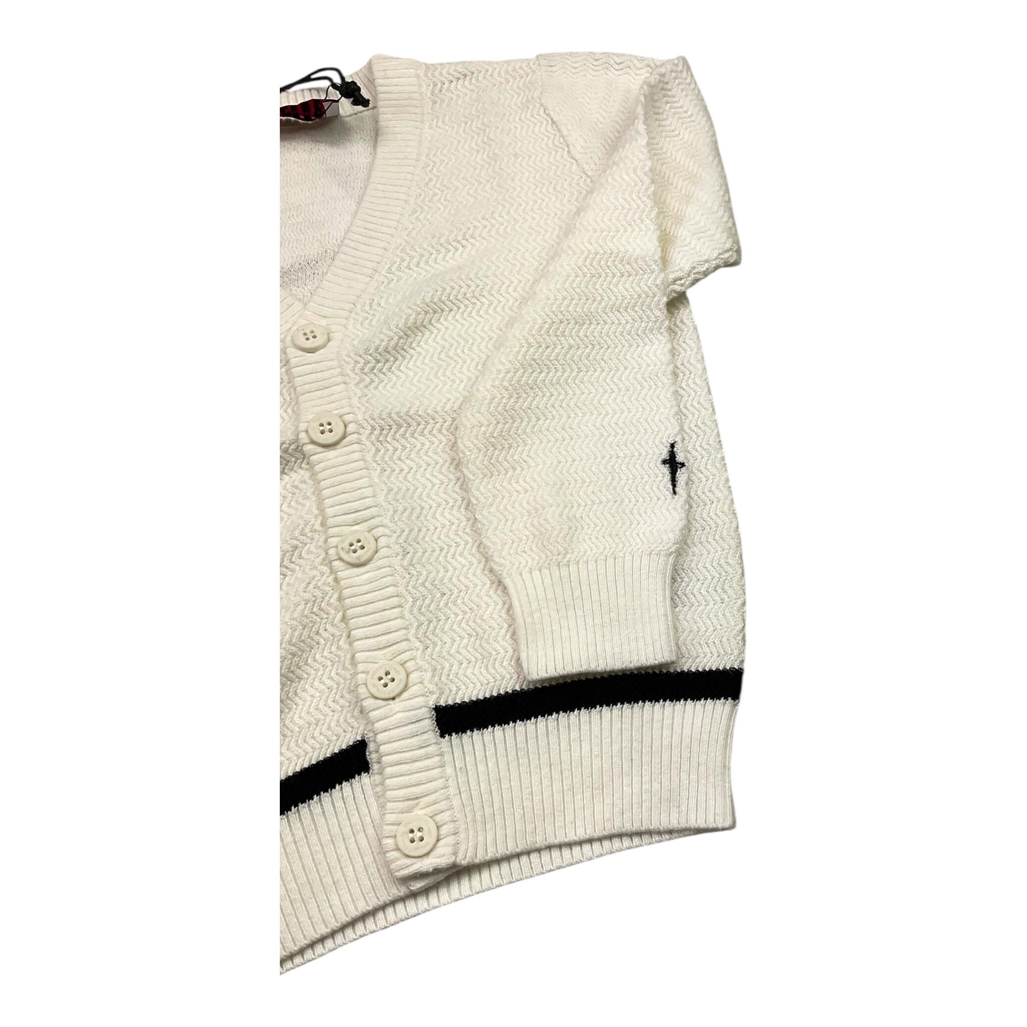 CESARE PACIOTTI cardigan tinta unita scollo a v Panna per Bambino MGP5358B PANNA CESARE PACIOTTI