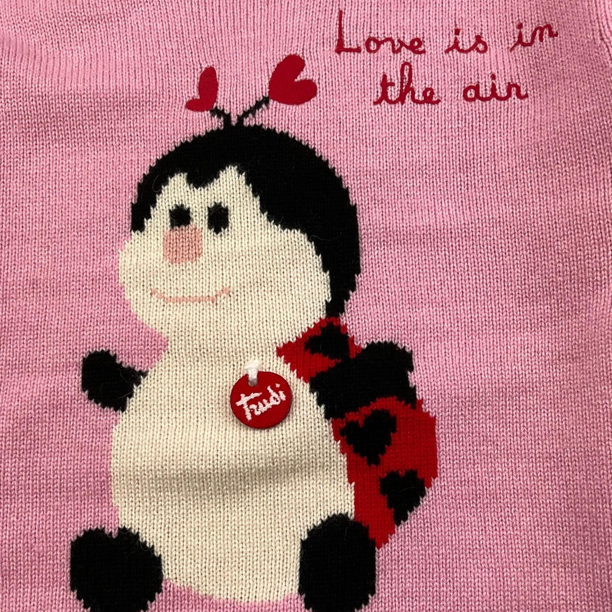 SAINT BARTH maglia girocollo tinta unita con stampa Rosa per Bambina TRUDIPRIN ROSA SAINT BARTH
