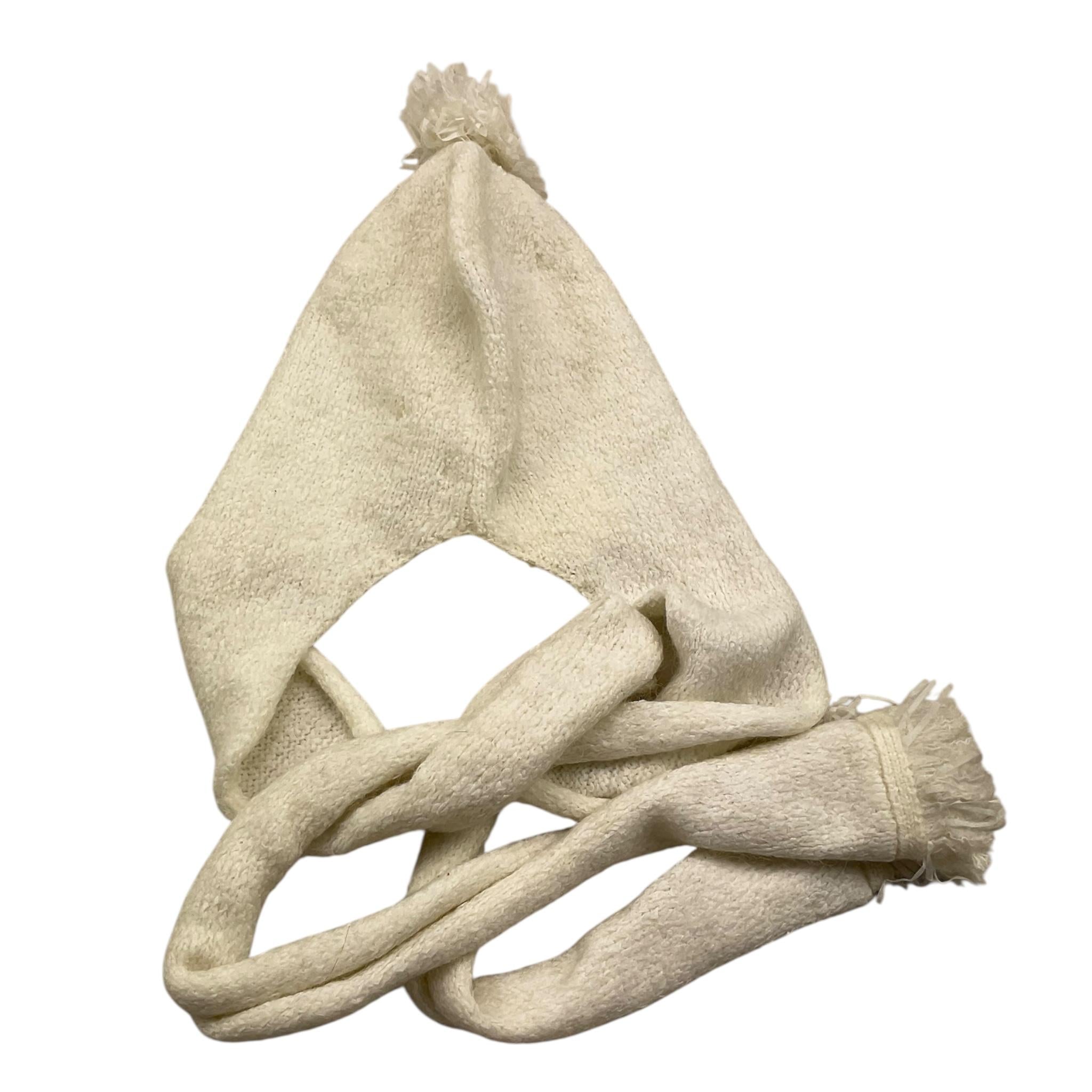 TWINSET cappello tinta unita con sciarpa Panna per Bambina FA6HBW PANNA TWINSET