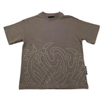 JOHN RICHMOND t-shirt girocollo tinta unita cn applicazioni Grigio per Bambino RBA25079TS GRIGIO JOHN RICHMOND