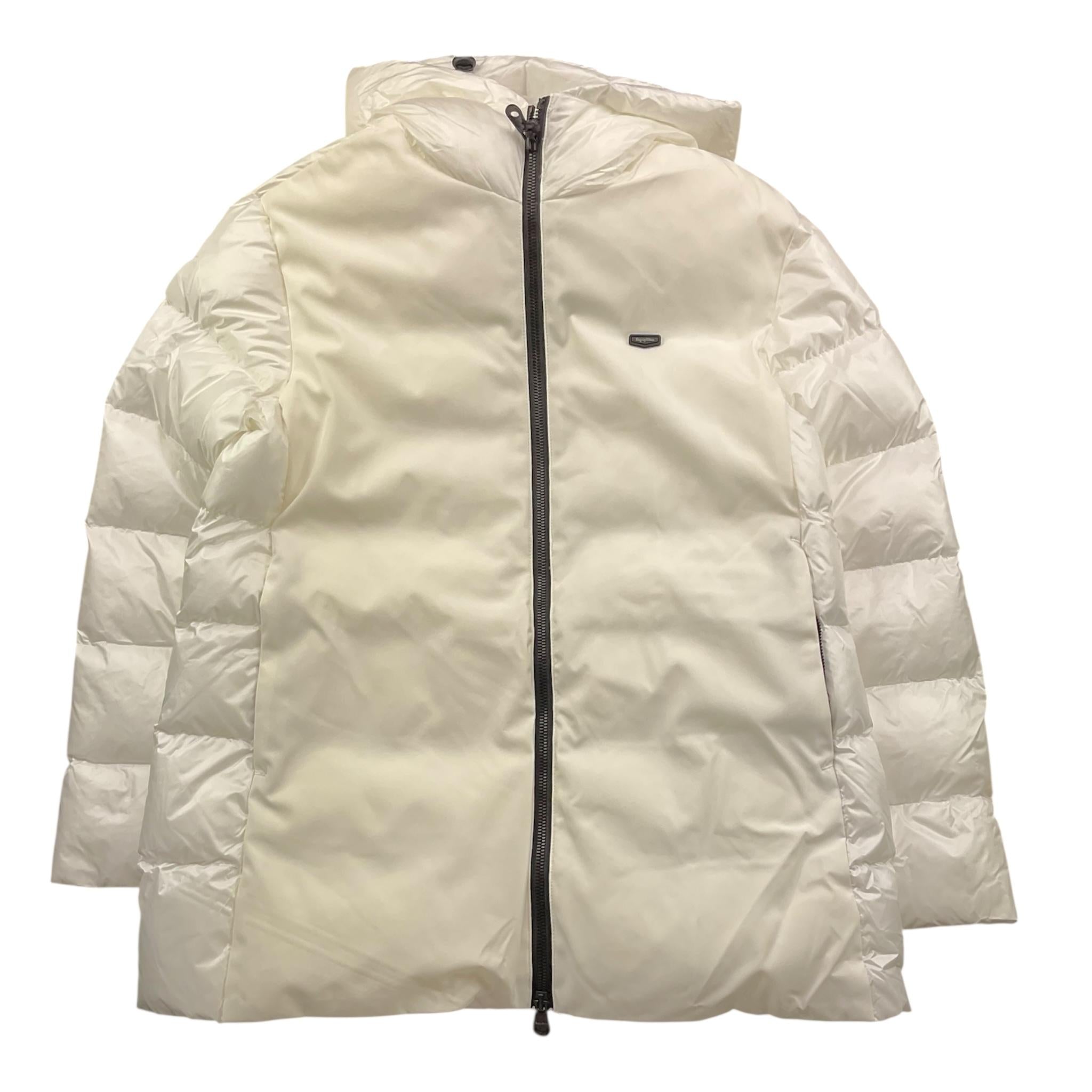 REFRIGIWEAR giubbino tinta unita con zip e cappuccio Bianco per Bambino RWG964 BIANCO REFRIGIWEAR