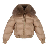 FUN & FUN giubbino tinta unita cn collo pelliccia Biscotto per Bambino FJJK00153 BISCOTTO FUN & FUN