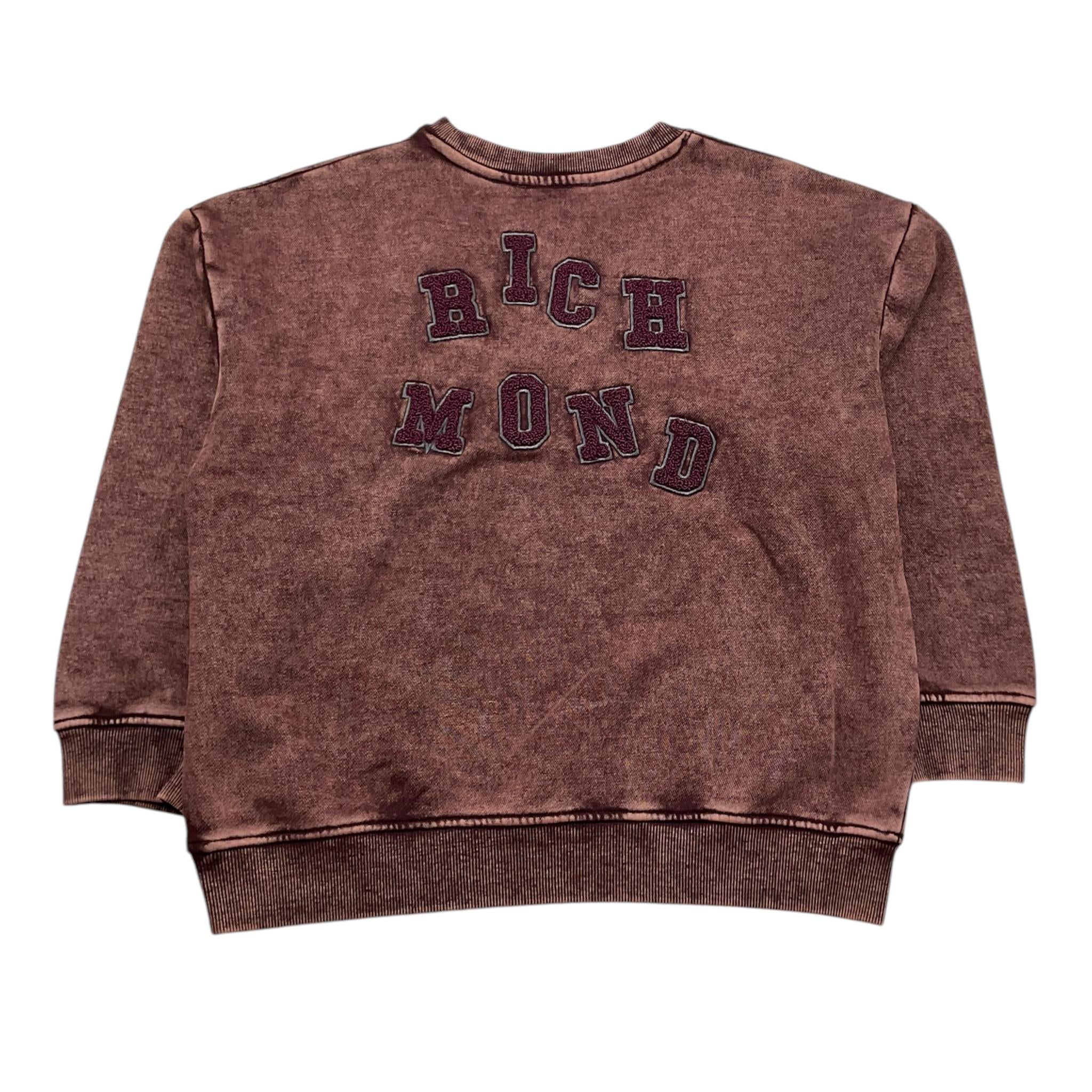 JOHN RICHMOND felpa chiusa girocollo tinta unita Bordeaux per Bambino RBA25122FE BORDEAUX JOHN RICHMOND