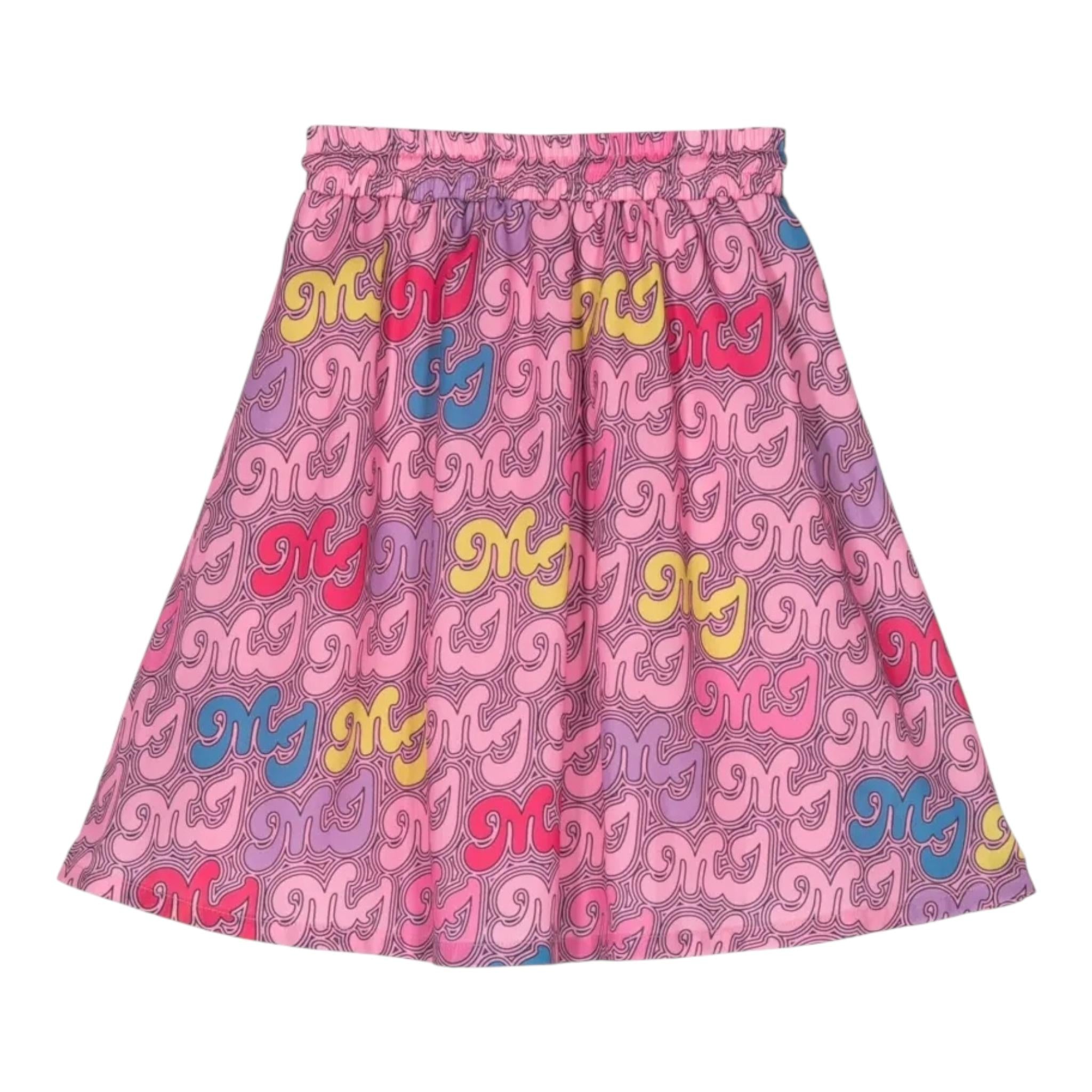 MARC JACOBS gonna tinta unita con stampa Fuxia per Bambina W13142 FUXIA MARC JACOBS
