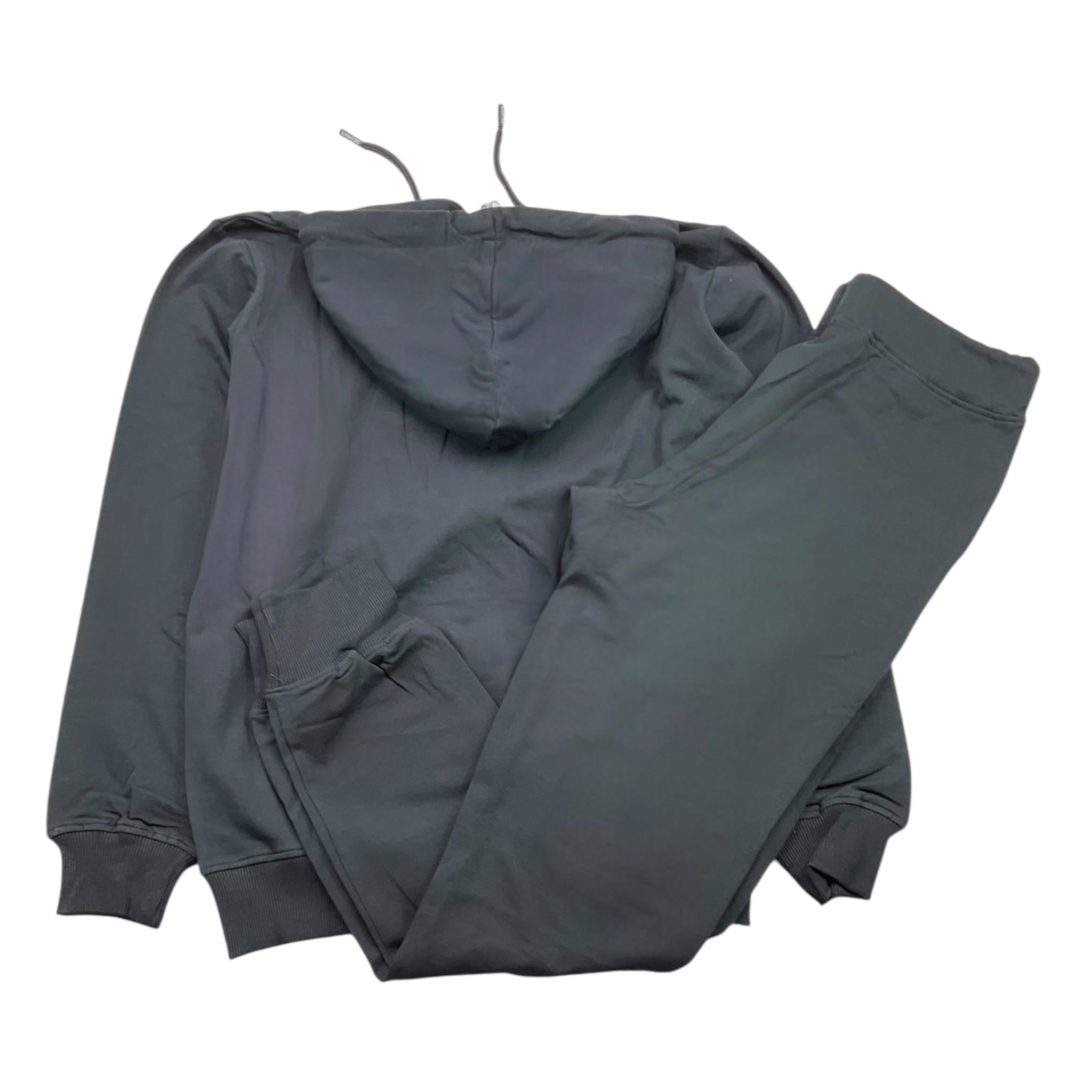 ZU+ELEMENTS completo 2pz felpa-pantalone tinta unita Nero per Bambino ZU1715 NERO ZU+ELEMENTS