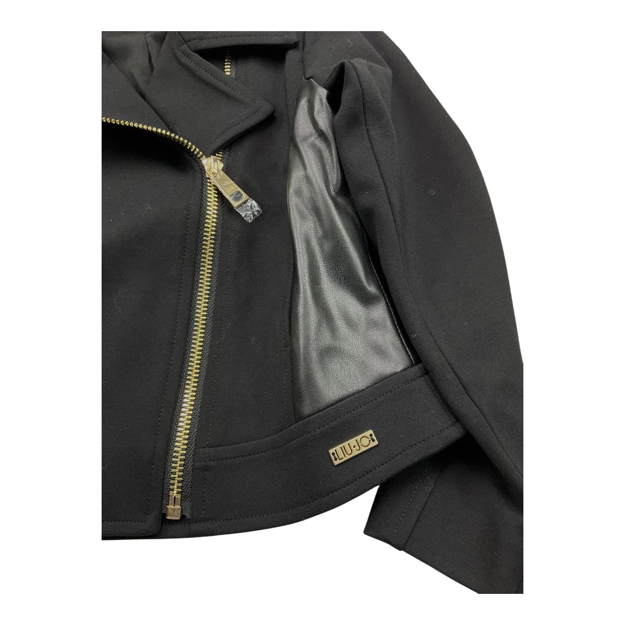 LIU JO giacca tinta unita con zip Nero per Bambina KF4008X NERO LIU JO