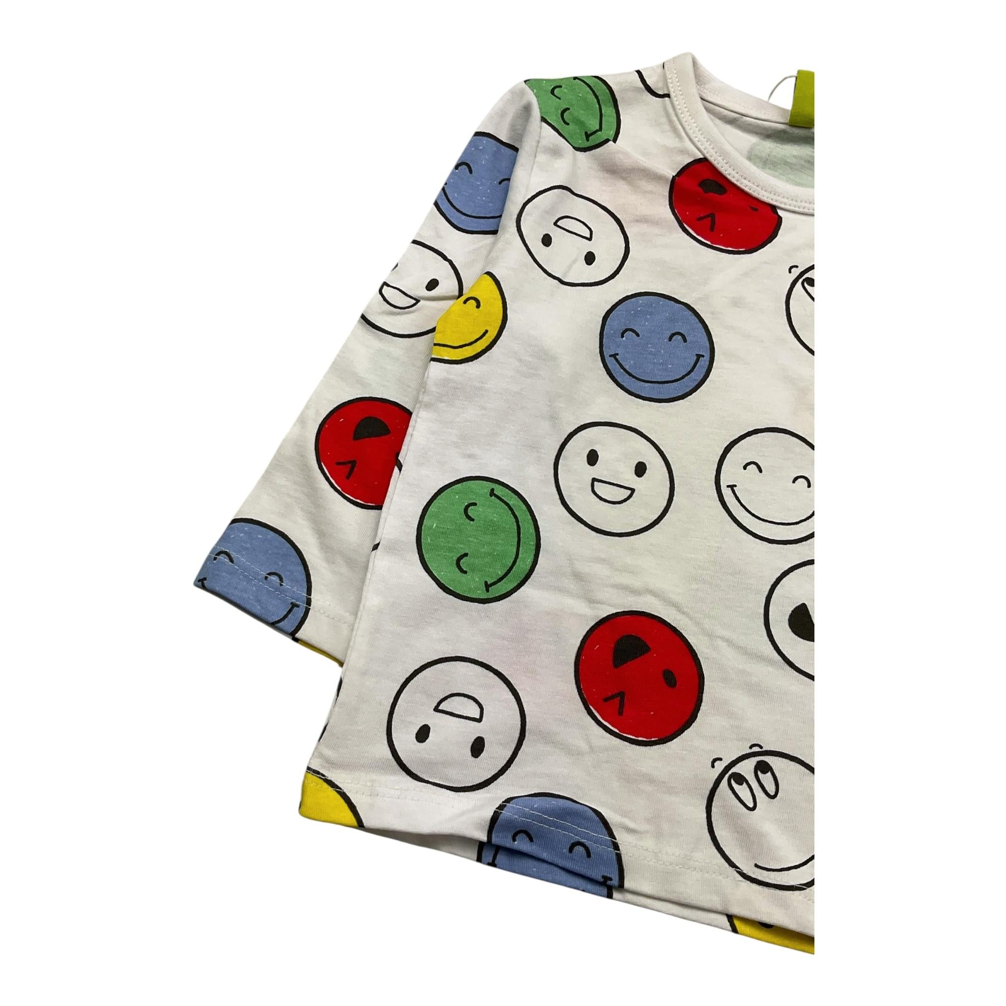 LOSAN shirt girocollo tinta unita con stampe in conrasto Bianco per Neonato 51030786041008 BIANCO LOSAN