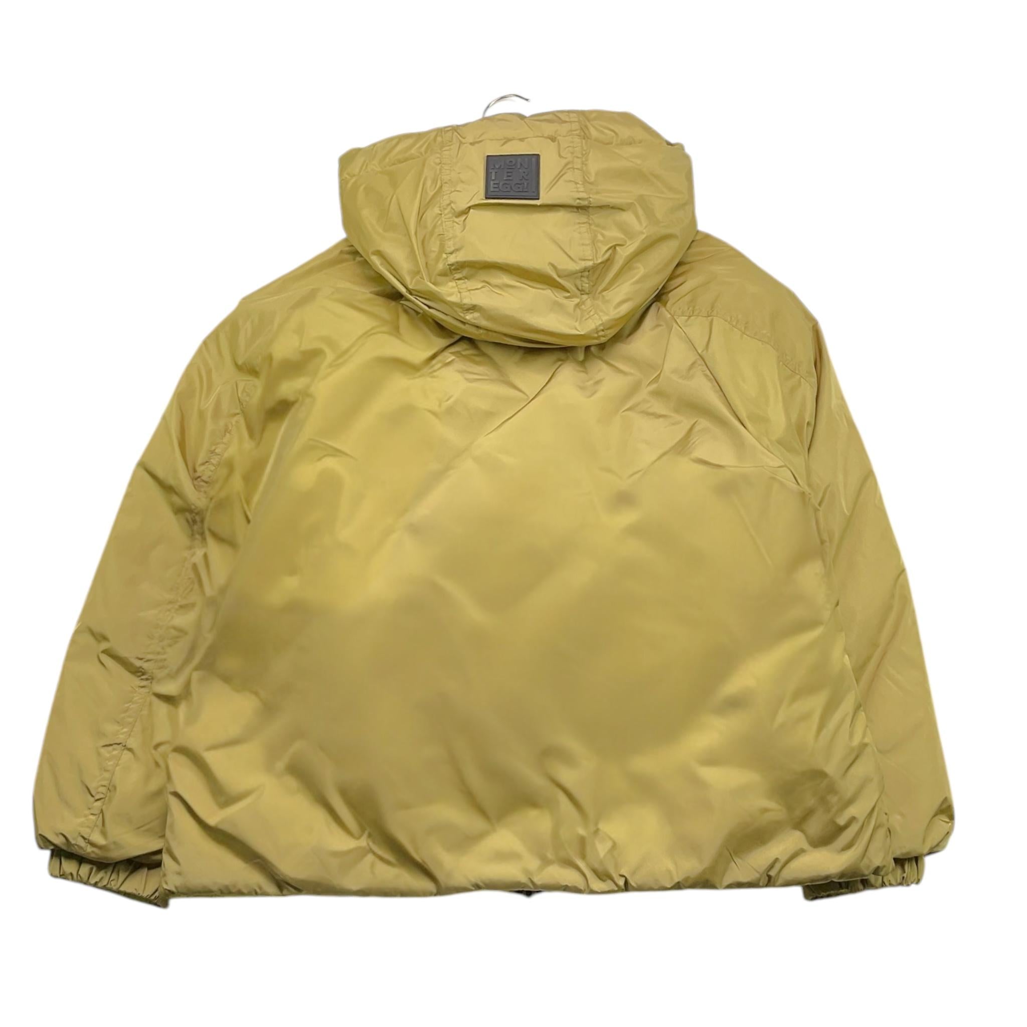 MONTEREGGI giubbino reversibile con zip e cappuccio Giallo/beige per Bambino FW47512K GIALLO/BEIGE MONTEREGGI