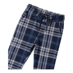 SARABANDA pantalone con elastico in vita fantasia scozzese Blu per Bambino 0A162 BLU SARABANDA