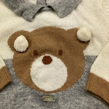 LE BEBE' tutina bicolore con stampa Bianco/grigio per Neonato LBB47044 BIANCO/GRIGIO LE BEBE'