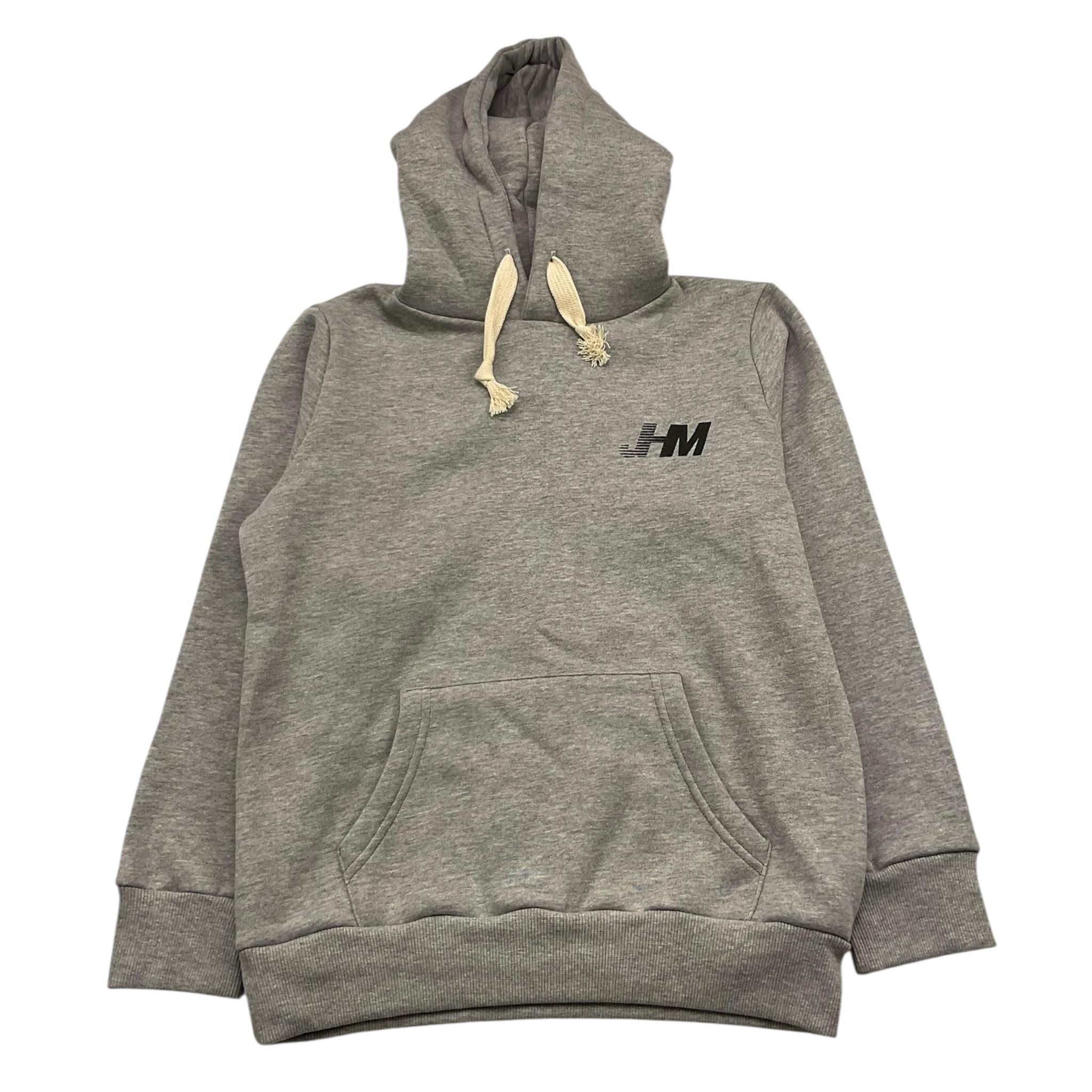 JHM felpa chiusa con cappuccio tinta unita Grigio per Bambino TR100JST GRIGIO JHM