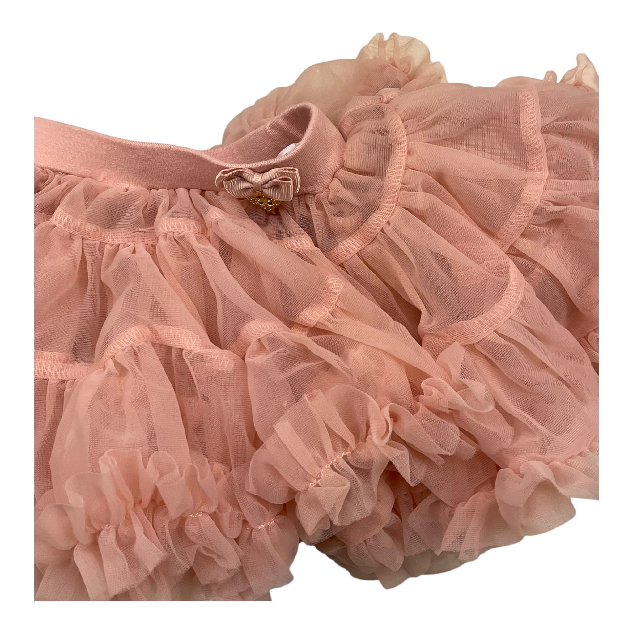 ANGEL'S FACE gonna tinta unita in tulle Rosa per Neonata AF218086 ROSA ANGEL'S FACE