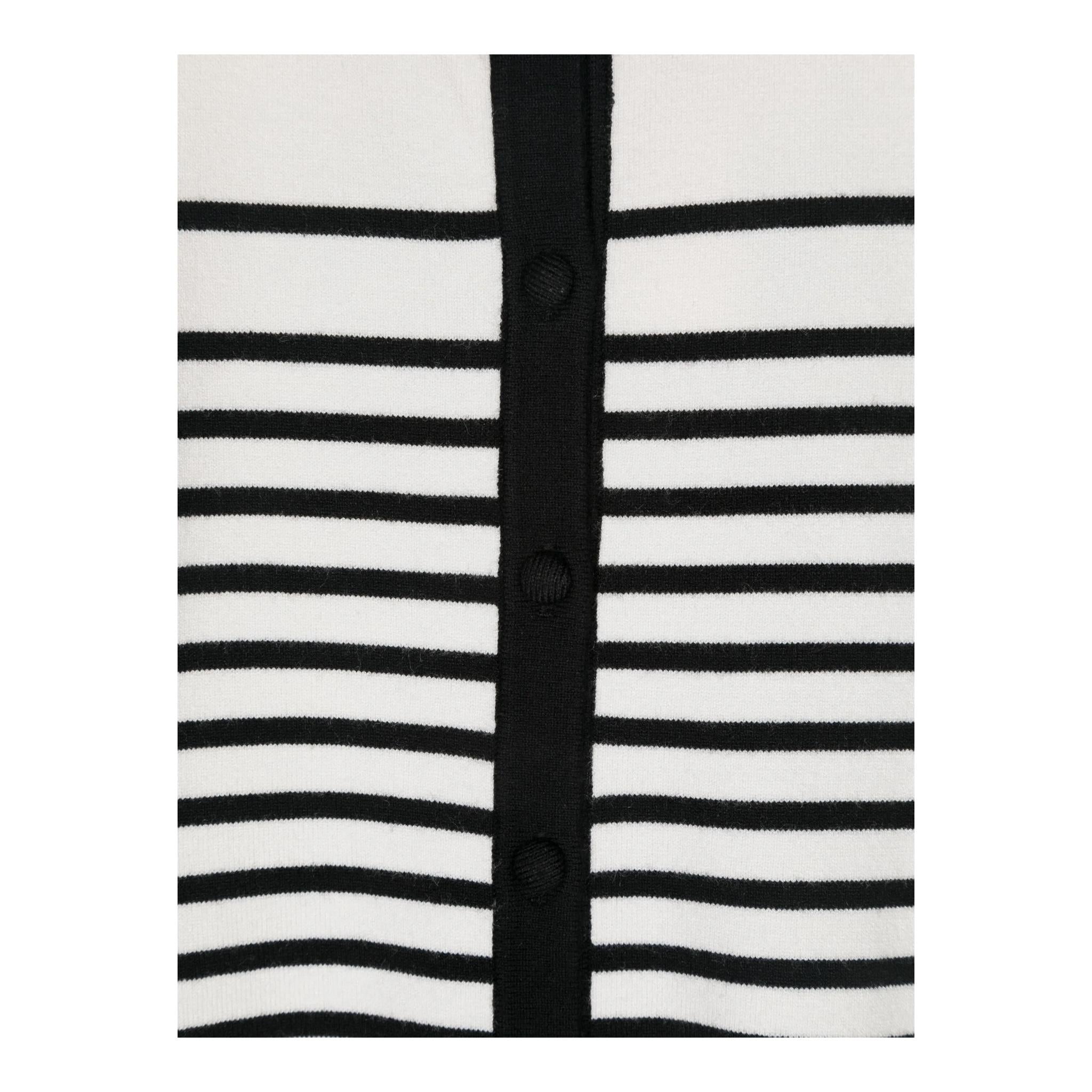 TWINSET cardigan fantasia a righe Panna per Bambina 242GJ3031 PANNA TWINSET
