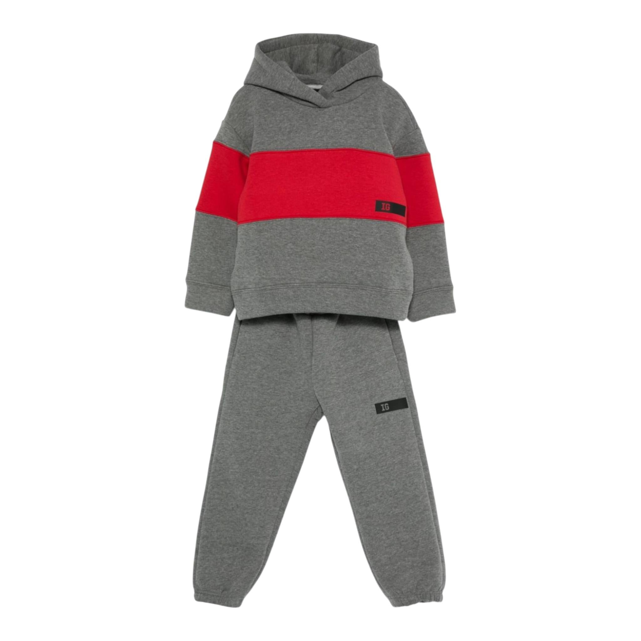 IL GUFO completo tuta 2pz felpa-pantalone Grigio per Bambino A24DP511M0136 GRIGIO IL GUFO