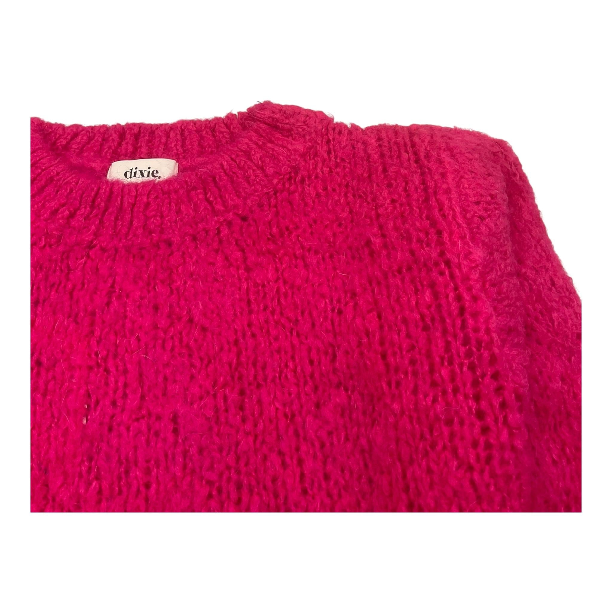 DIXIE maglia girocollo tinta unita Fuxia per Bambina NB35230G56 FUXIA DIXIE