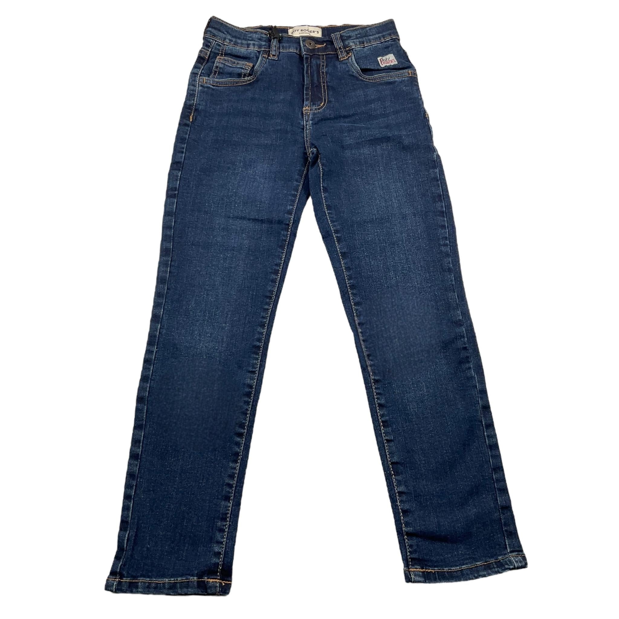 ROY ROGER'S jeans tinta unita con girovita regolabile Blu per Bambino RA147 BLU ROY ROGER'S