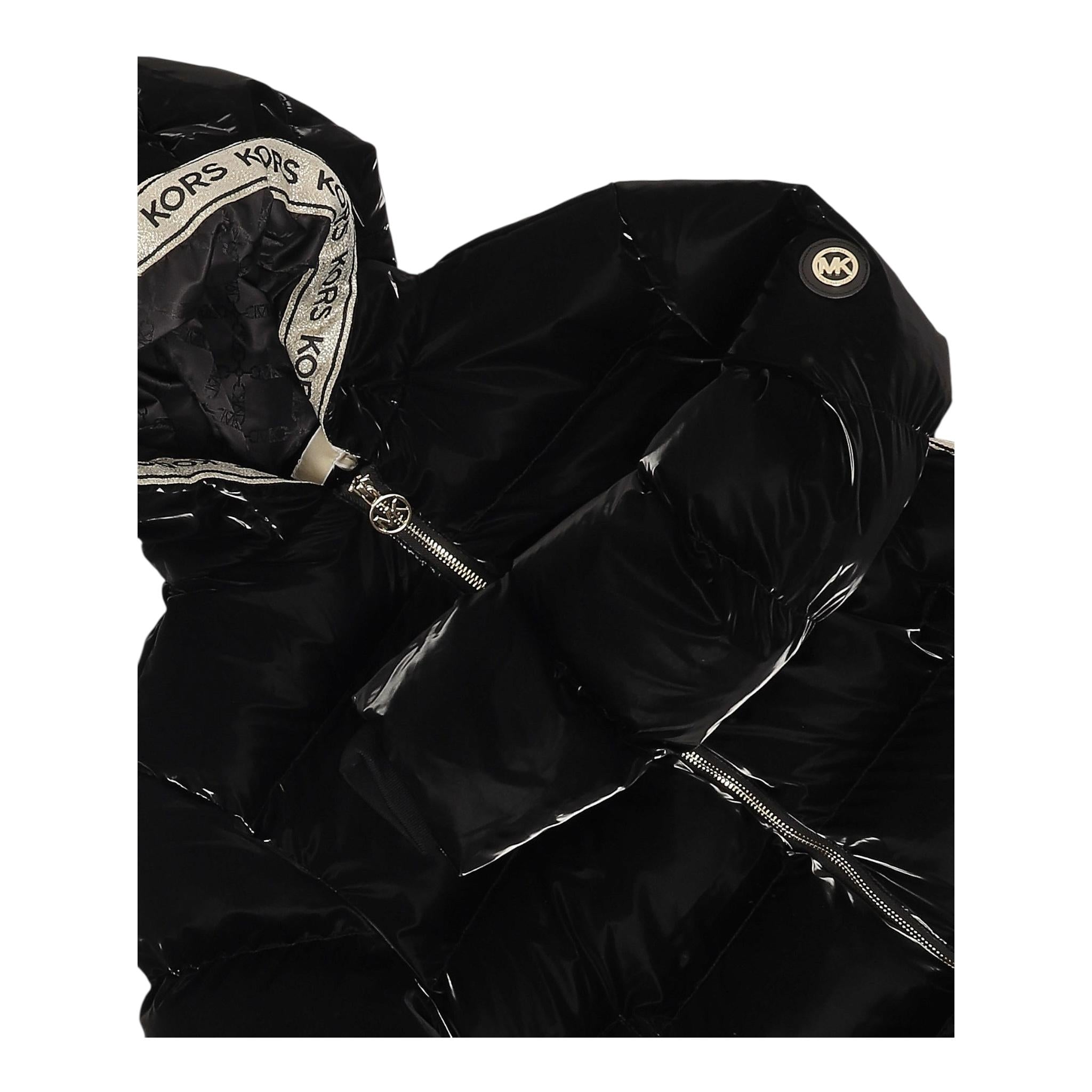 MICHAEL KORS giubbini tinta unita con cappuccio Nero per Bambina R30185X NERO MICHAEL KORS