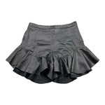 TWINSET short tinta unita in ecopelle Nero per Bambina 232GJ2084 NERO TWINSET