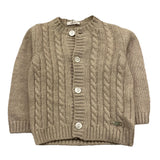 LE BEBE' cardigan tinta unita cn ricami Beige per Neonato LBGG5059 BEIGE LE BEBE'