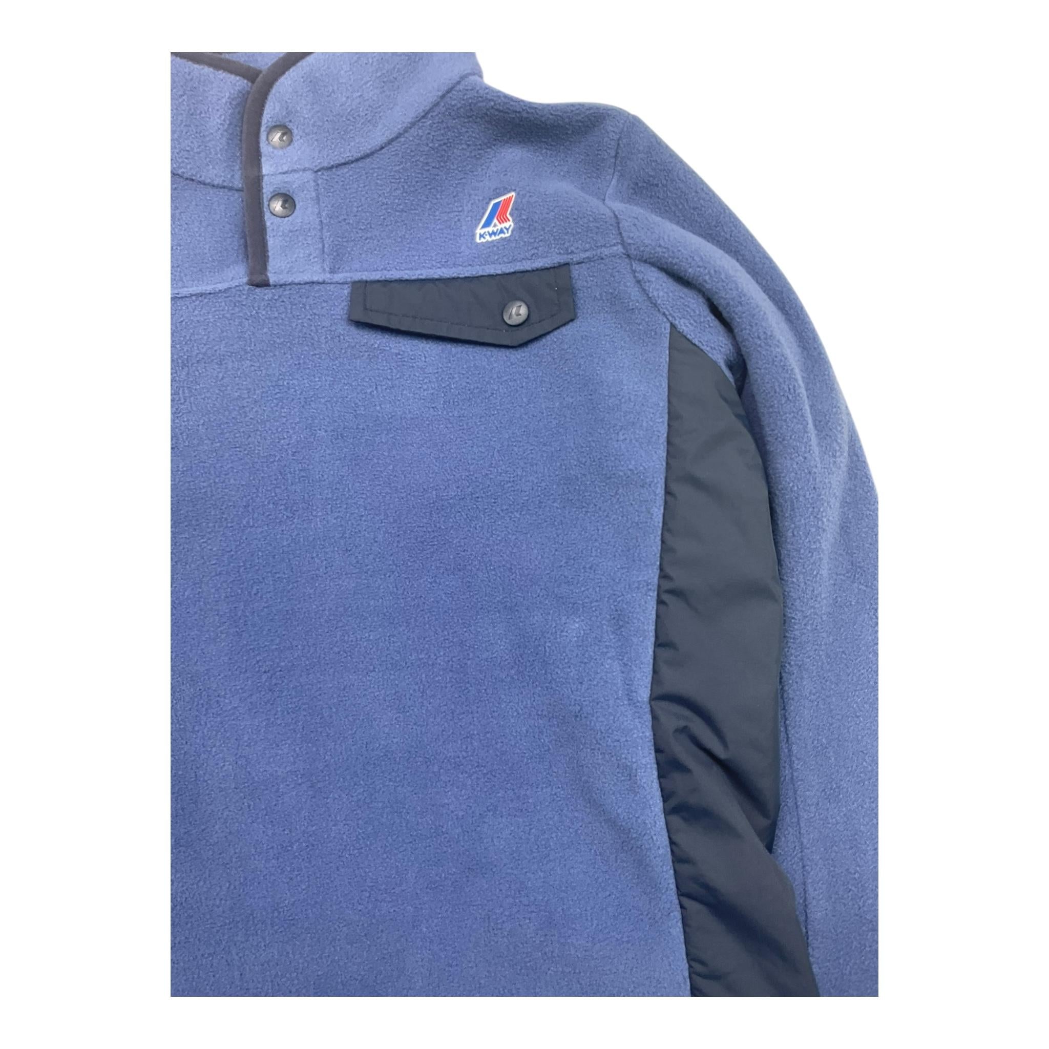 K-WAY maglia tinta unita con collo alto Blu per Bambino K3135RW BLU K-WAY