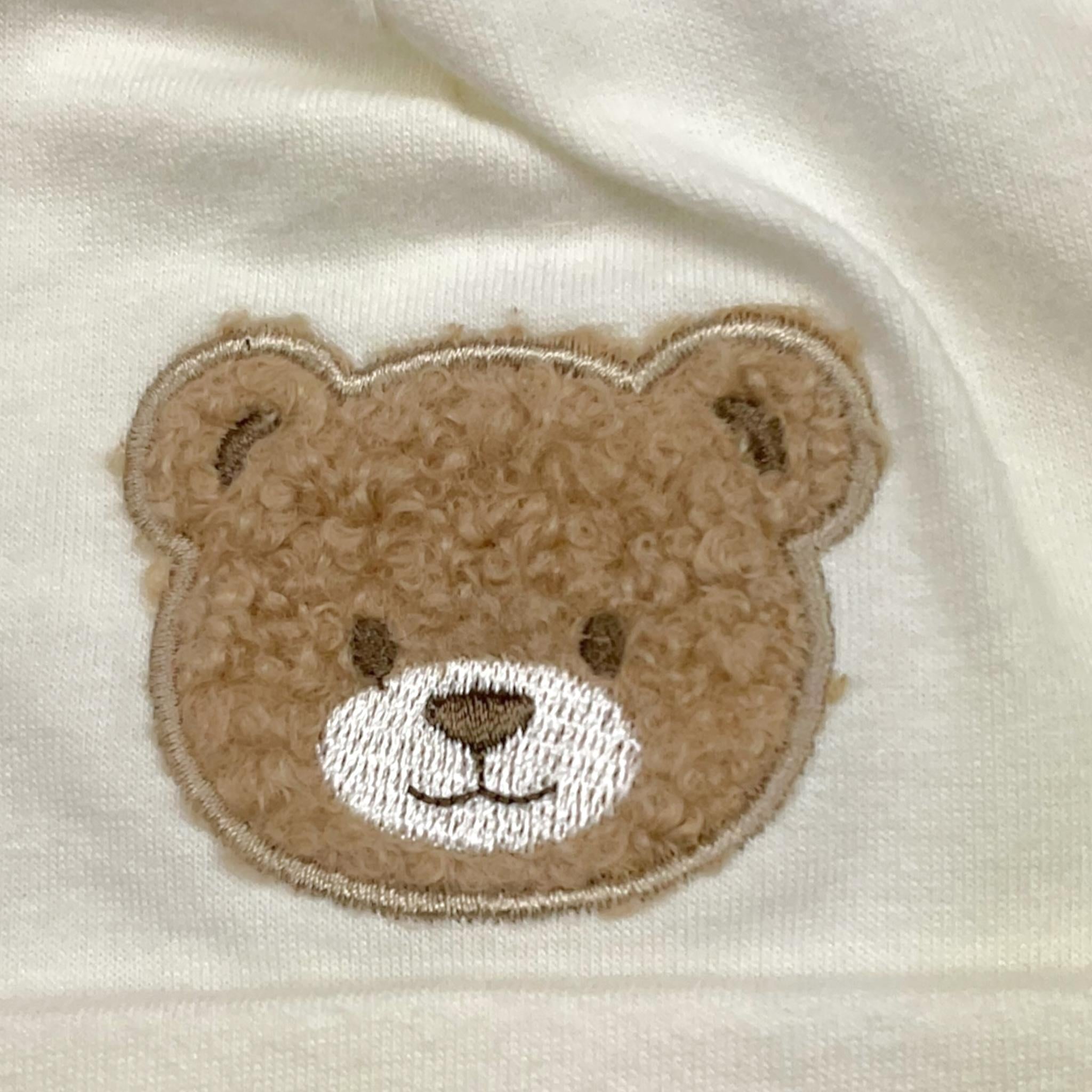 NANAN cappello tinta unita con stampa Bianco per Neonato I24158PCB BIANCO NANAN