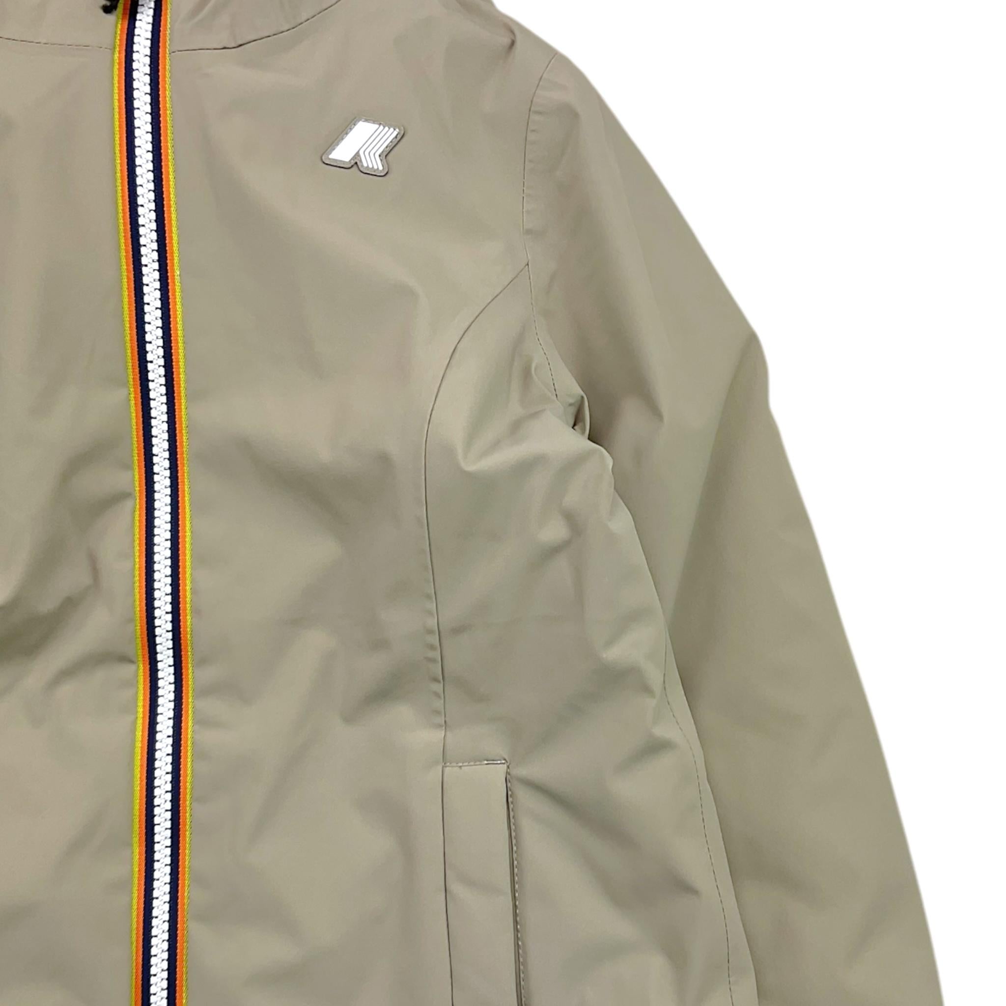 K-WAY giubbino tinta unita con zip reversibile bicolore Bianco/verde per Bambino K11517W BIANCO/VERDE K-WAY