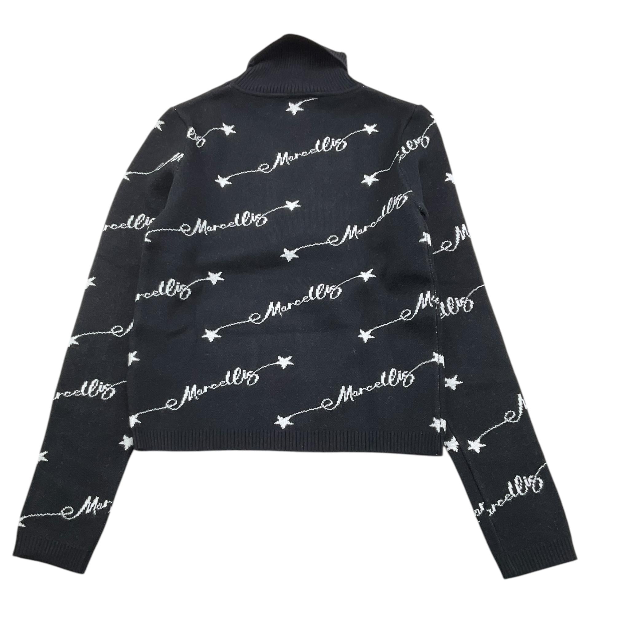 MARC ELLIS maglia collo alto tinta unita logata Nero per Bambina JMJSW00172 NERO MARC ELLIS