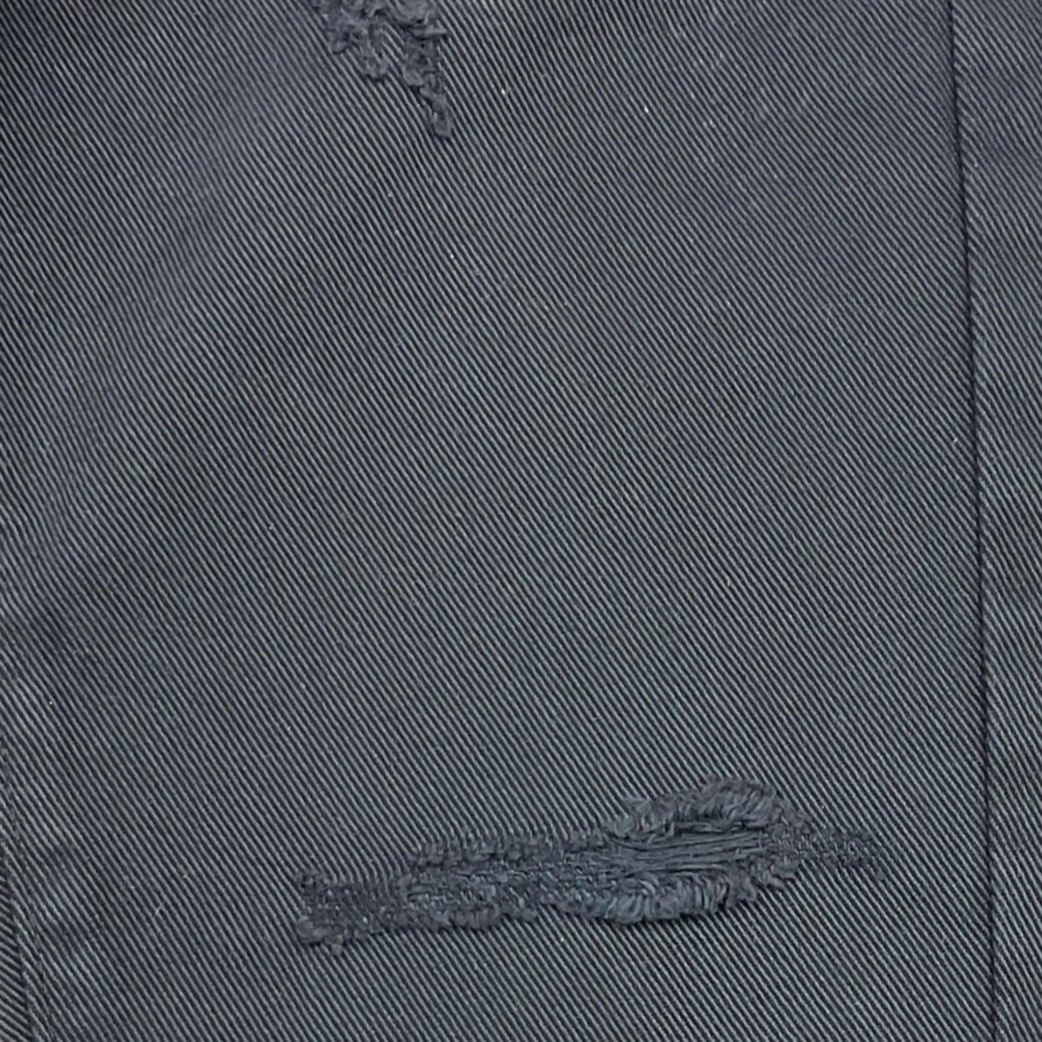 NEVER TOO jeans tinta unita con girovita regolabile Nero per Bambino NT1786R NERO NEVER TOO