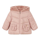 MAYORAL giubbino reversibile tinta unita con zip e cappuccio Rosa per Neonata 2480X ROSA MAYORAL