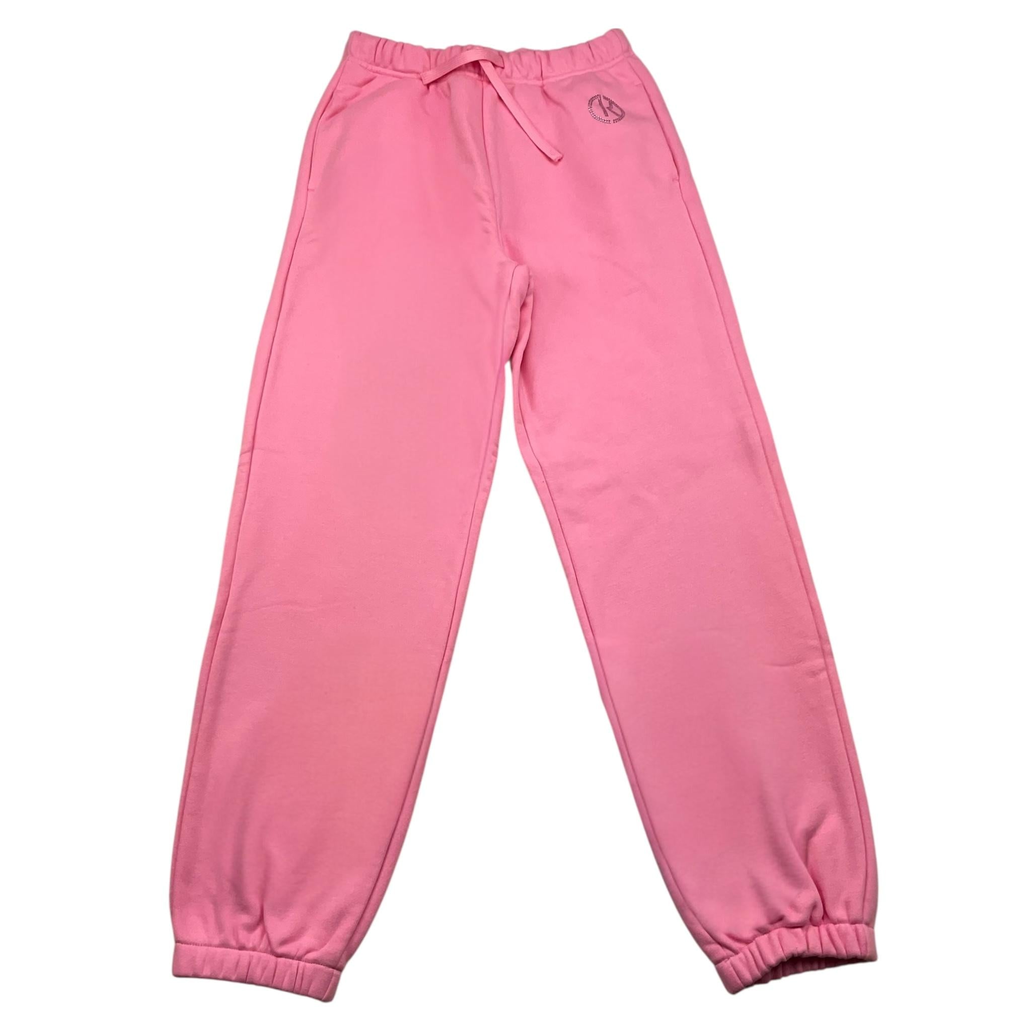 RELISH pantalone tuta tinta unita con brillantini Rosa per Bambina RGA2407033002 ROSA RELISH