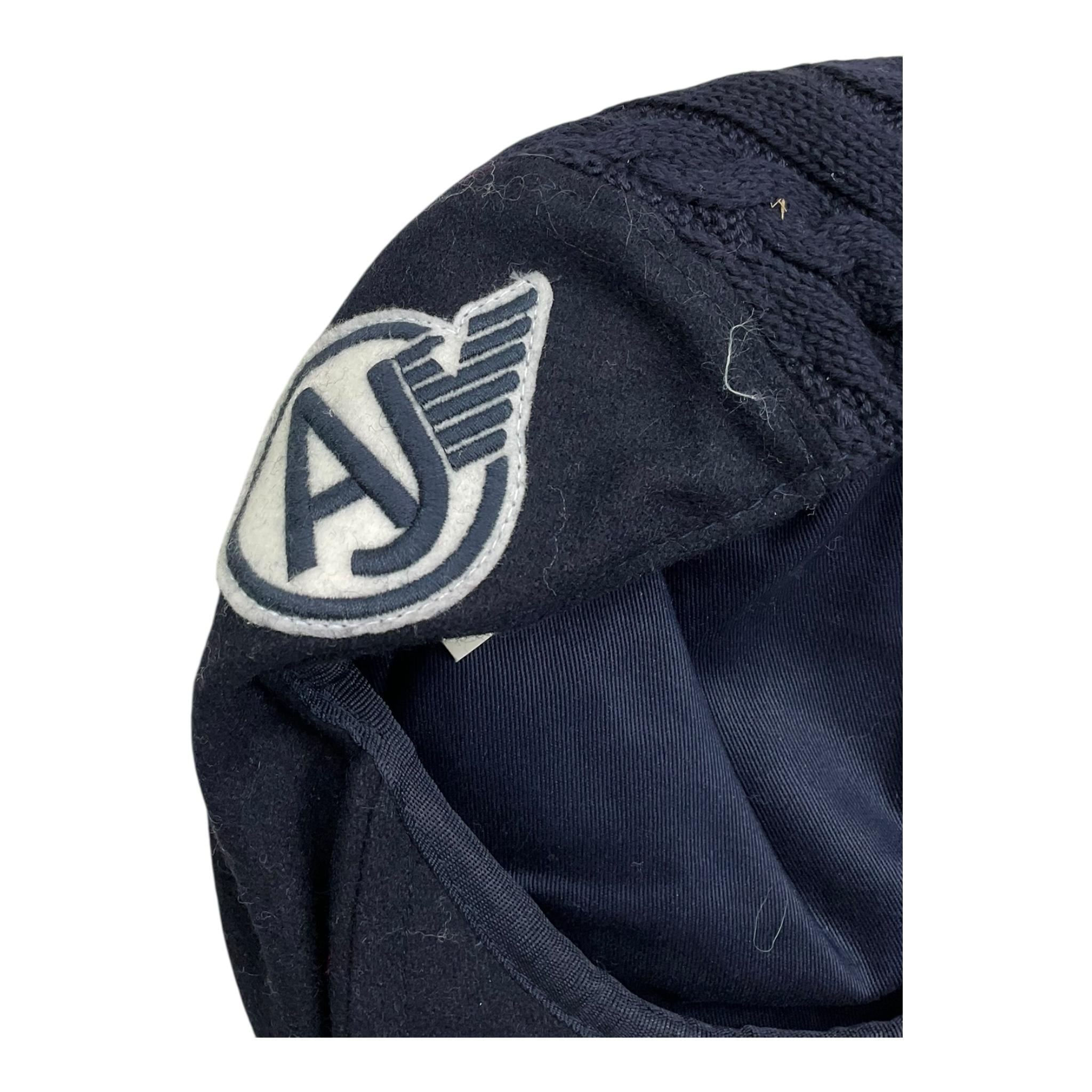 ARMANI cappello tinta unita con applicazioni Blu per Bambino Q4420 BLU ARMANI