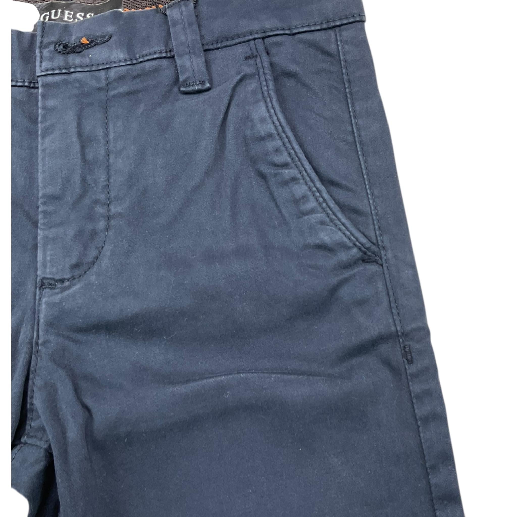 GUESS pantalone tinta unita con girovita regolabile Blu per Bambino N1BB03WDD52 BLU GUESS