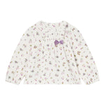 MAYORAL camicia manica lunga fantasia floreale Panna/lilla per Neonata 2195X PANNA/LILLA MAYORAL