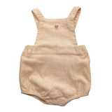 CARRE'MENT BEAU salopette tinta unita con elastico Rosa per Neonata Y308184 ROSA CARRE'MENT BEAU