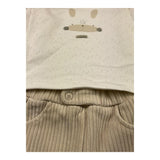 LALALU' completo 2 pezzi shirt-pantalone Panna per Neonato CTL11N PANNA LALALU'