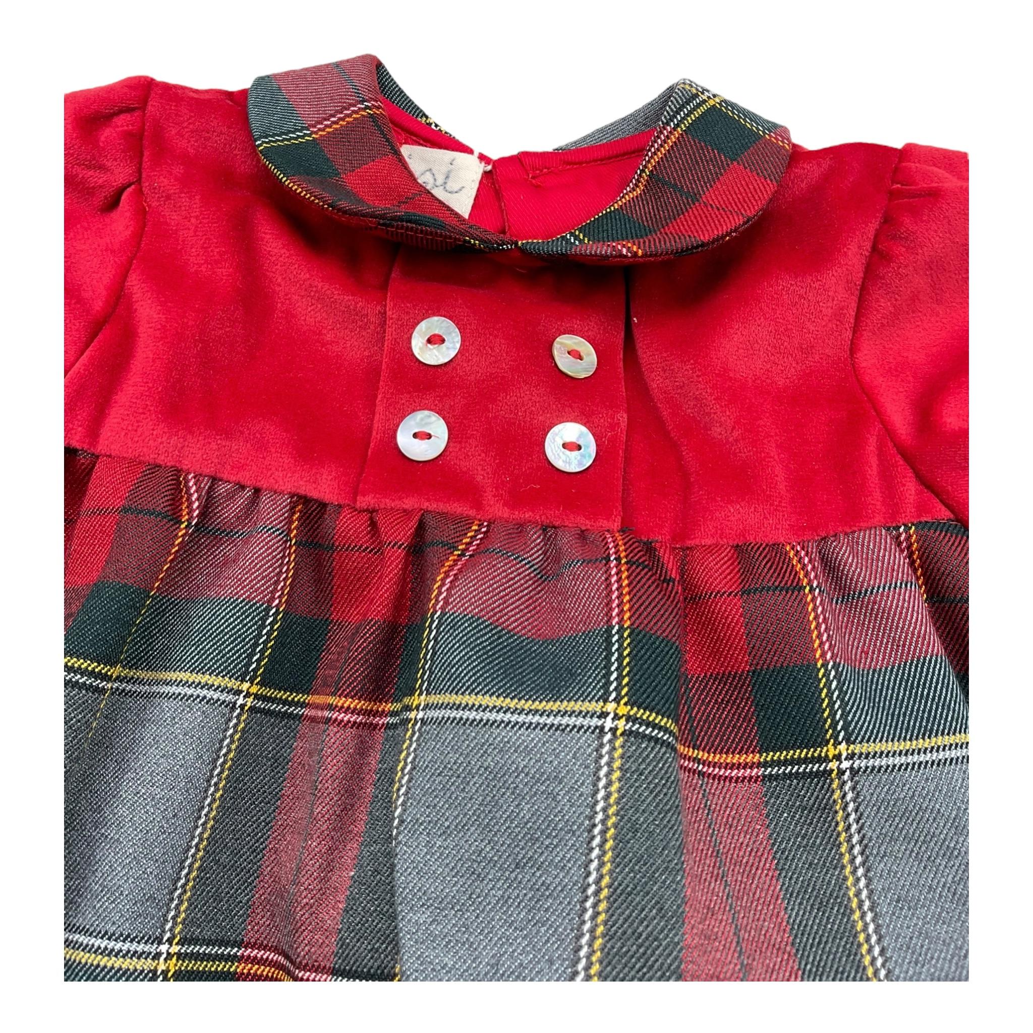MALVI & CO pagliaccetto mezza manica stampa fantasia Rosso per Neonato FCCI108TURR ROSSO MALVI & CO