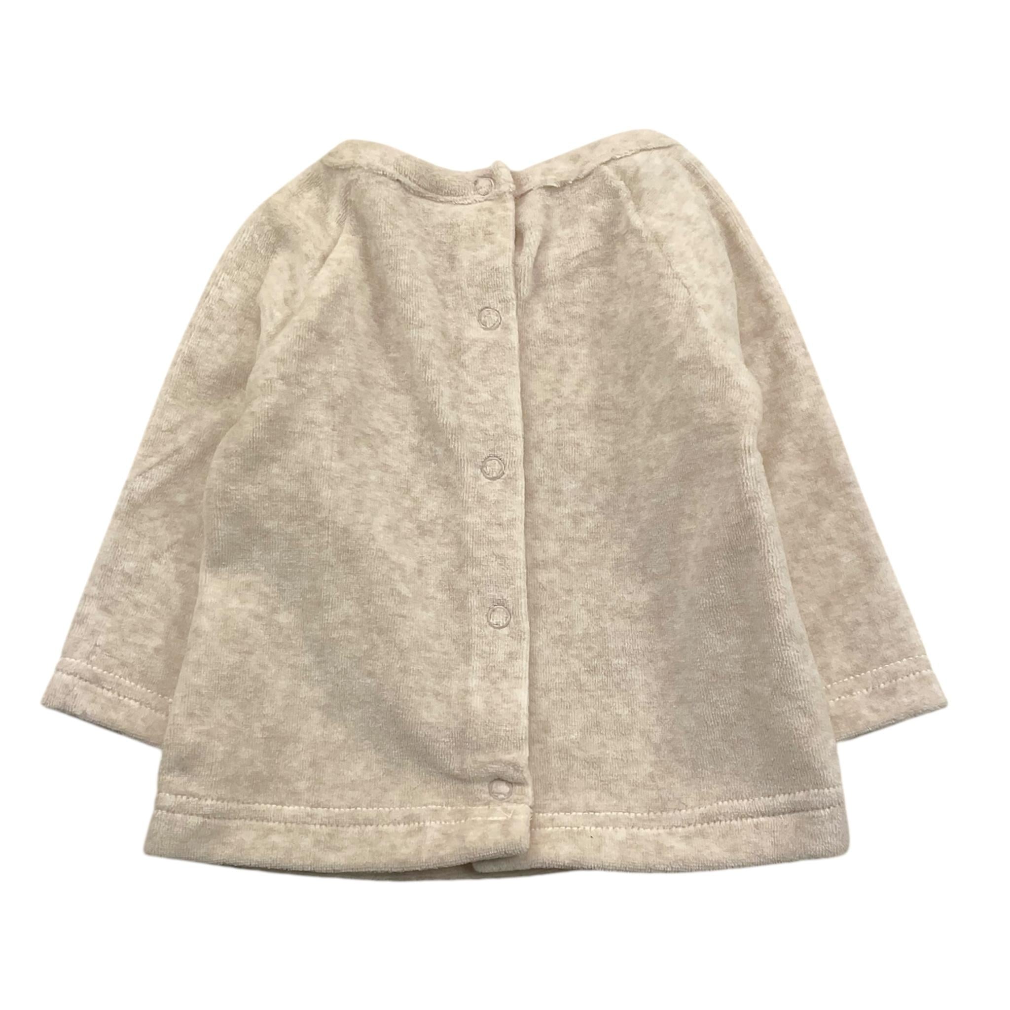 YATSI BABY completo maglia-ghettina tinta unita con fantasia Beige per Neonato 24200207 BEIGE YATSI BABY