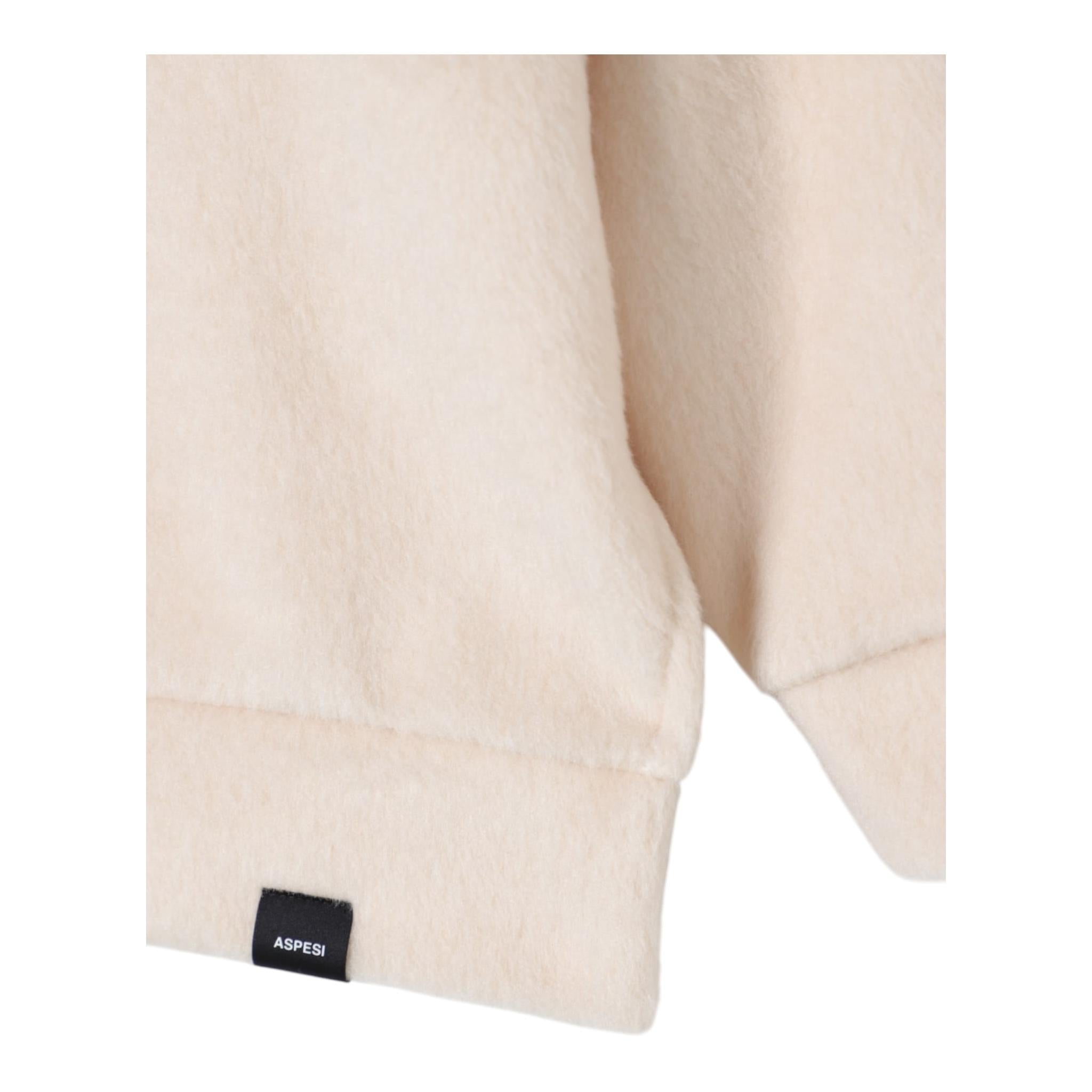 ASPESI maglia tinta unita collo alto Panna per Bambina F24044MFM0144 PANNA ASPESI