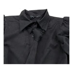 GREAT JOY camicia manica lunga tinta unita Nero per Bambina 0646 NERO GREAT JOY