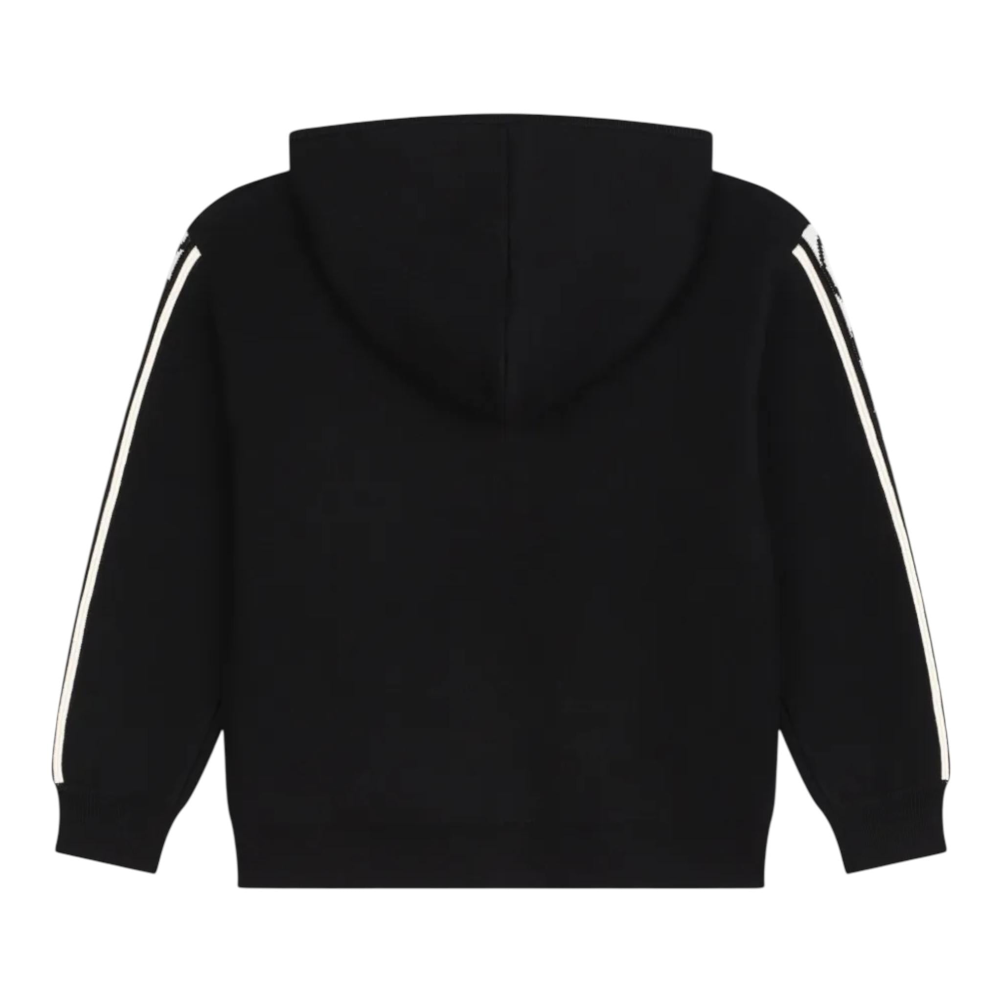MARC JACOBS felpa in maglia tinta unita con zip Nero per Bambino W60290 NERO MARC JACOBS