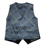 TRUSSARDI gilet bicolore Nero/blu per Bambino TBA25125 NERO/BLU TRUSSARDI