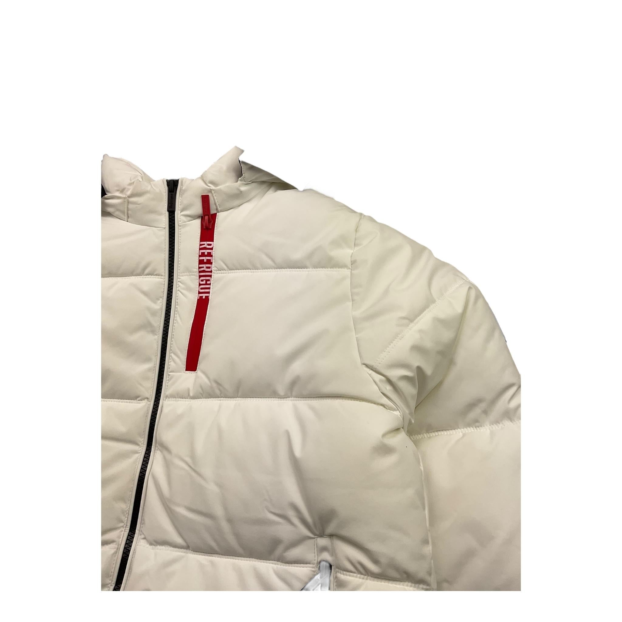 REFRIGUE giubbino tinta unita con cappuccio Bianco per Bambino 2831O00014 BIANCO REFRIGUE
