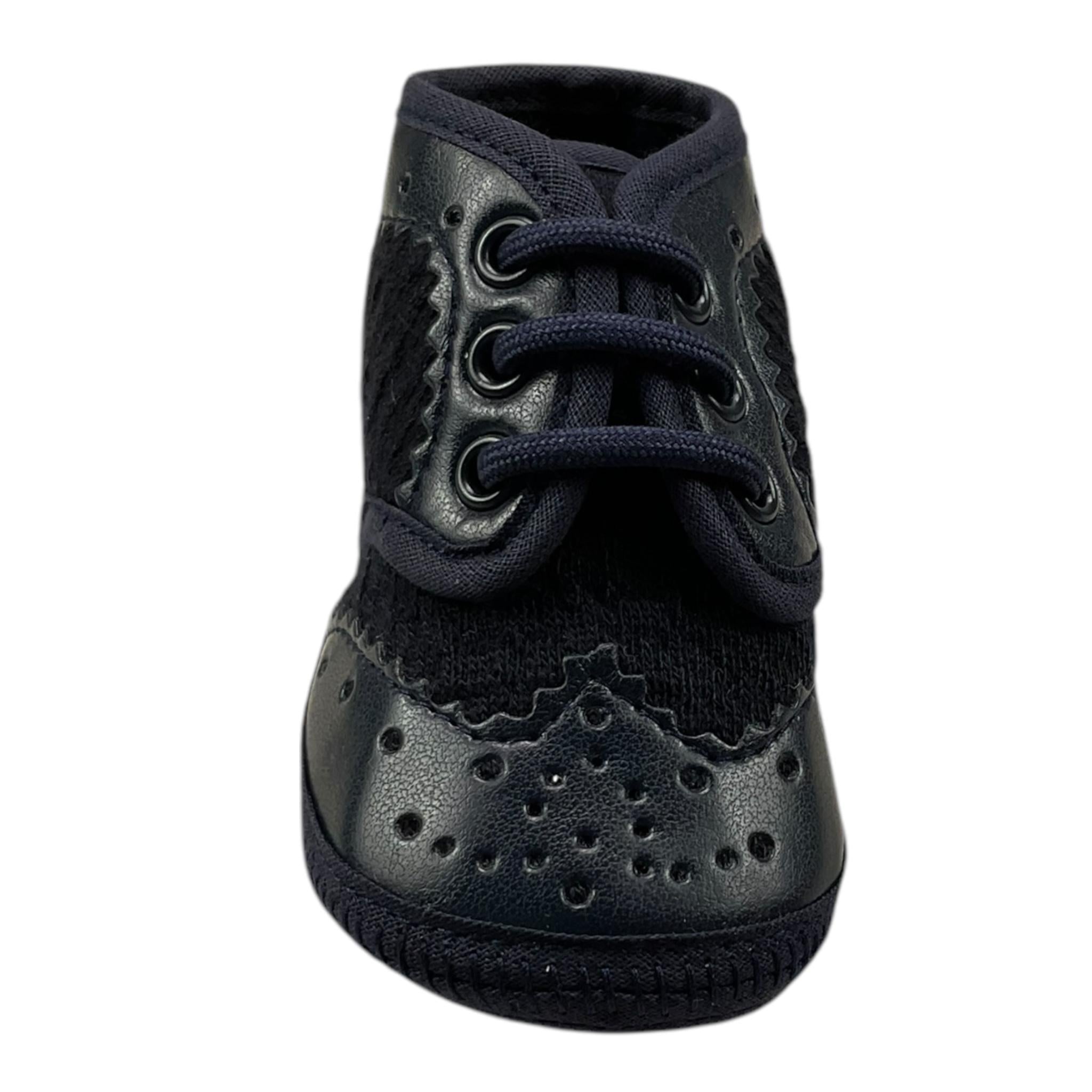 LALALU' sneakers tinta unita con lacci Blu per Neonato SL3N BLU LALALU'