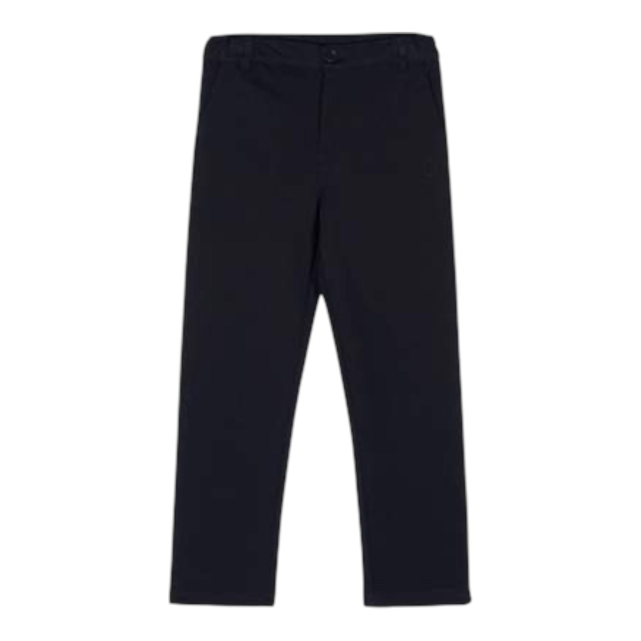 TRUSSARDI pantalone tinta unita con girovita regolabile Blu per Bambino TIA24131PAJ BLU TRUSSARDI