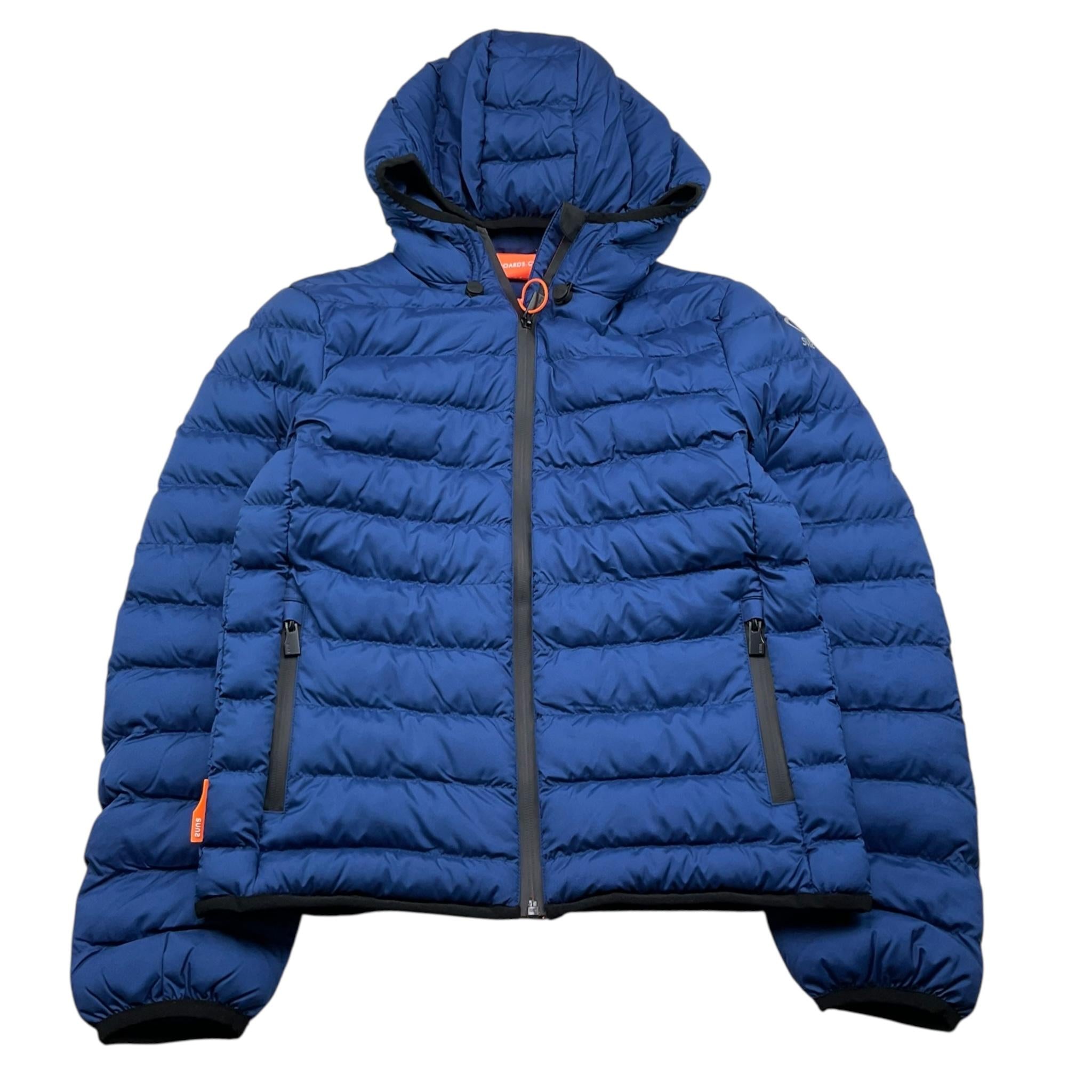 SUNS giubbino tinta unita con cappuccio Blu per Bambino GBS5304U BLU SUNS