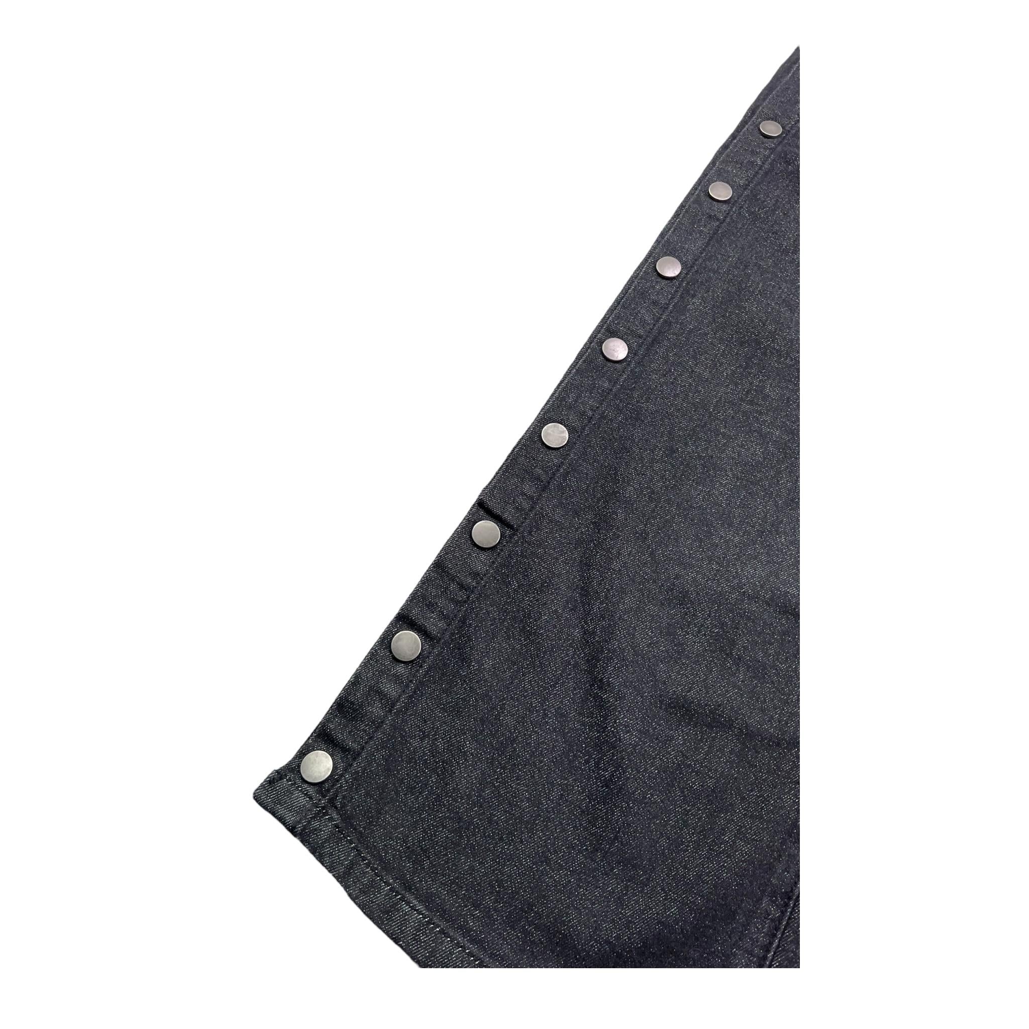 VICOLO jeans tinta unita modello palazzo Nero per Bambina 3141PDZ00012 NERO VICOLO