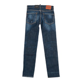 DSQUARED2 jeans tinta unita con strappi Blu per Bambino DQ0236 BLU DSQUARED2