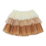 LIU JO gonna tricolore con tulle Panna per Neonata KF4047N PANNA LIU JO