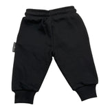 JOHN RICHMOND pantalone tuta tinta unita con logo Nero per Neonato RIA25014PA NERO JOHN RICHMOND