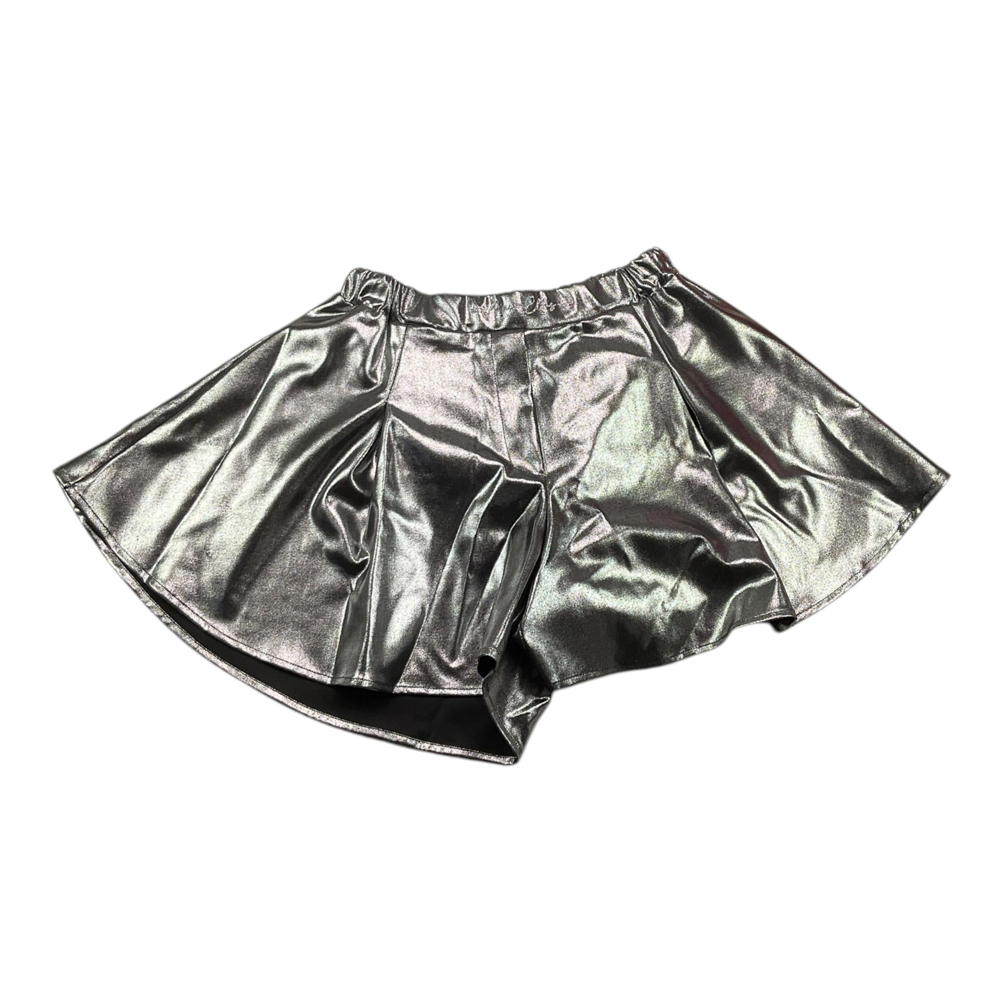 MARC ELLIS short tinta unita modello a farfalla Argento per Bambina JMJSO00237 ARGENTO MARC ELLIS